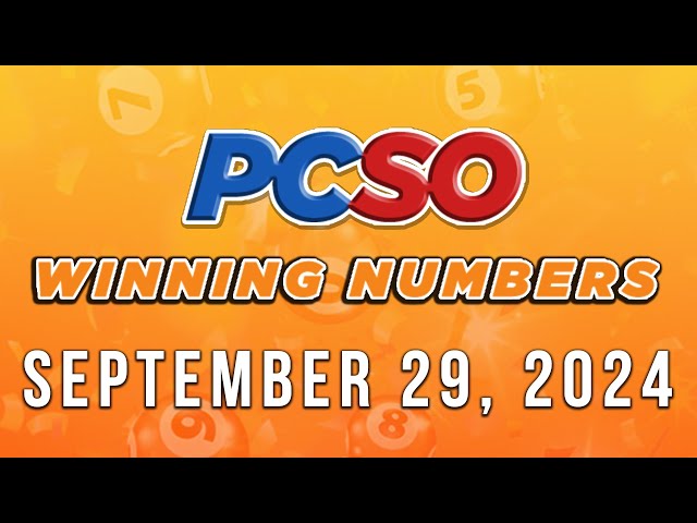 ⁣P211M Jackpot Ultra Lotto 6/58, 2D, 3D, and Superlotto 6/49 | September 29, 2024