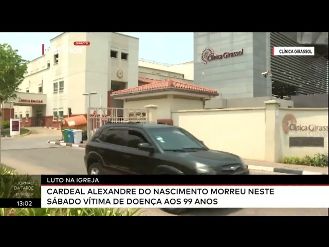 ⁣Luto na Igreja - Cardeal Alexandre do Nascimento morreu neste sábado vítima de doença aos 99 anos