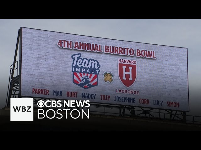 ⁣Harvard's 4th annual Burrito Bowl raises money for "Team Impact"