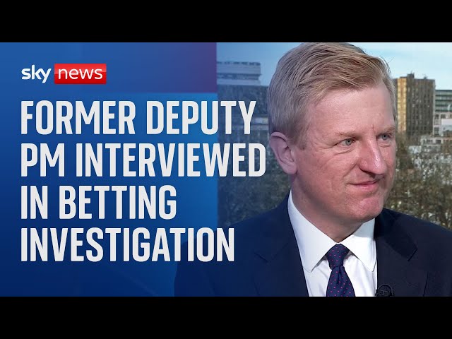 ⁣Former deputy prime minister Oliver Dowden interviewed in election betting probe