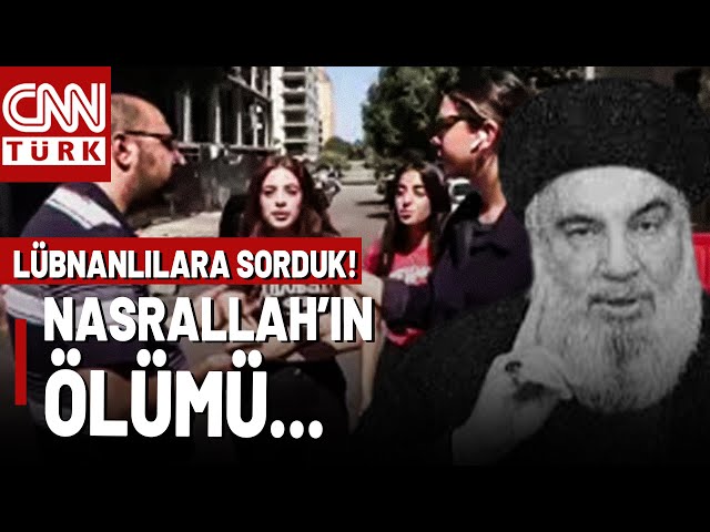 ⁣Lübnan Halkı Nasrallah'ın Ölümü Hakkında Ne Düşünüyor? CNN TÜRK Bombalanan Lübnan'da...