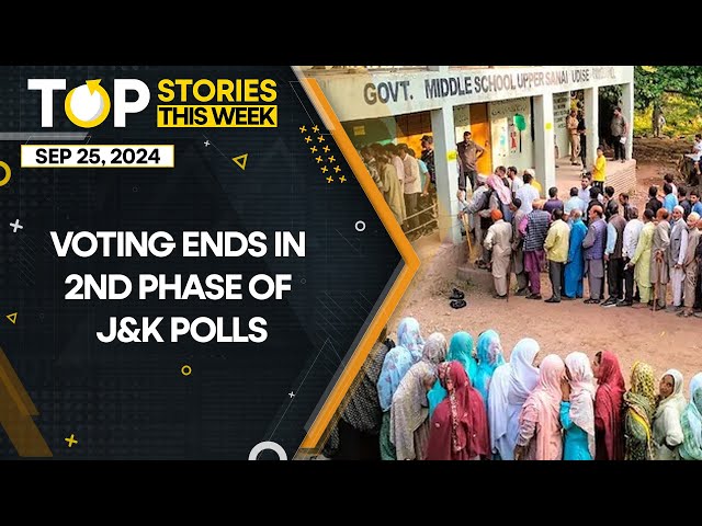 ⁣India: Second Phase Voting Concludes In Union Territory Of J&K | Top Story Of The Week