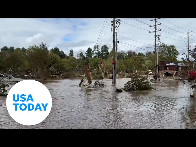 ⁣Mayor of Asheville, North Carolina suburb outlines damage from Helene | USA TODAY