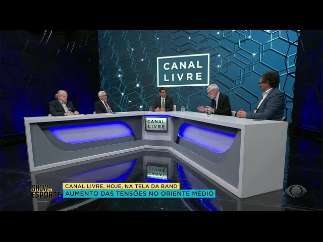 ⁣Tensão no Oriente Médio é tema do Canal Livre deste domingo