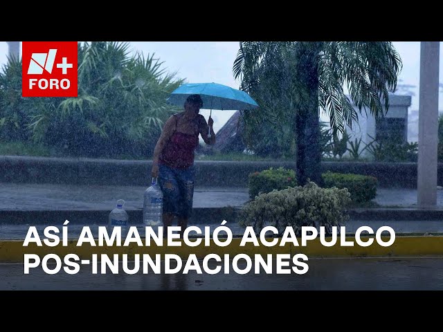 ⁣Habitantes de Acapulco regresan a sus casas luego de las inundaciones de John - Las Noticias