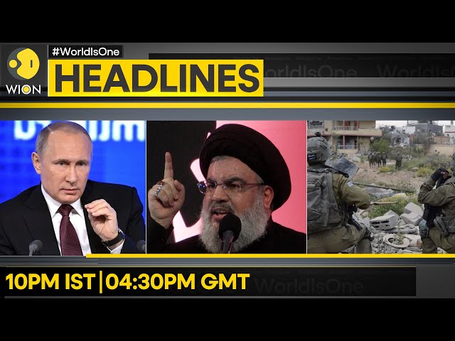 ⁣Nasrallah's Body Recovered: Officials | IDF Strikes 45 Hezbollah Targets | WION Headlines