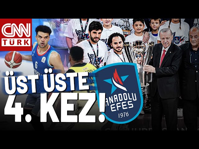 ⁣Üst Üste 4, Toplamda 14. Kez! Cumhurbaşkanlığı Kupası Anadolu Efes'in!