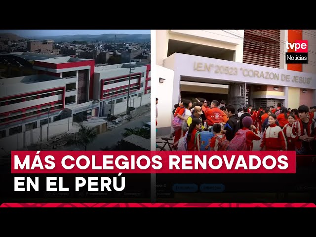 ⁣Modernizan colegio emblemático colegio de Supe con más de 100 años