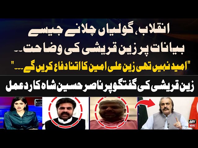 ⁣Nasir Hussain Shah & Zain Qureshi's Reactions on CM KP Ali Amin Gandapur's Statement