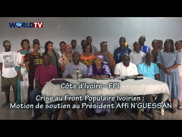 ⁣Côte d’Ivoire/ FPI– Crise au Front Populaire Ivoirien: Motion de soutien au Président Affi N’GUESSAN