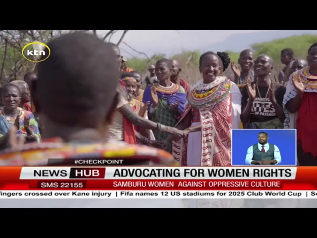 ⁣Advocating for women's rights, Samburu women against oppressive culture