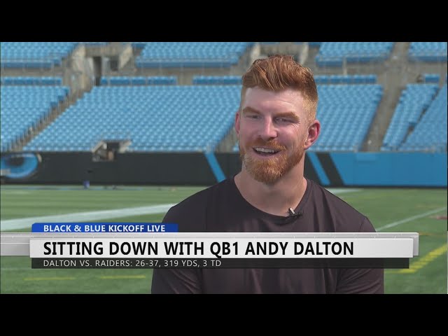 ⁣1-on-1 with Andy Dalton ahead of the game against his 1st team