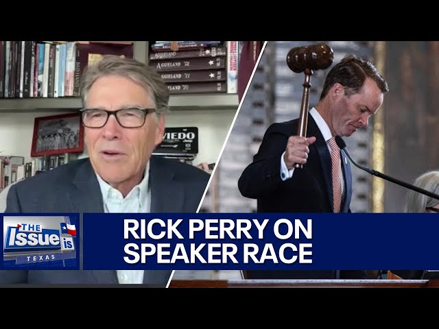 ⁣Rick Perry on the fight for the speaker's gavel | Texas: The Issue Is