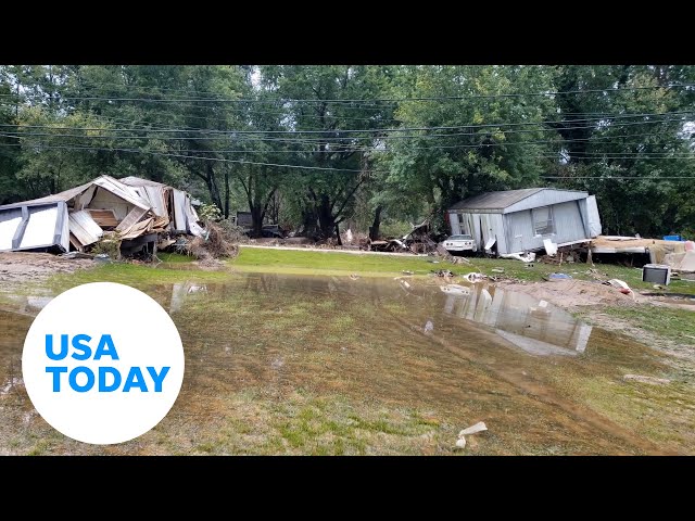 ⁣Aftermath of catastrophic flooding in Swannanoa, NC | USA TODAY