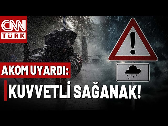 ⁣ İSTANBUL DİKKAT! AKOM Uyardı: Beklenen Yağış Başladı, Kuvvetli Sağanak Bekleniyor!