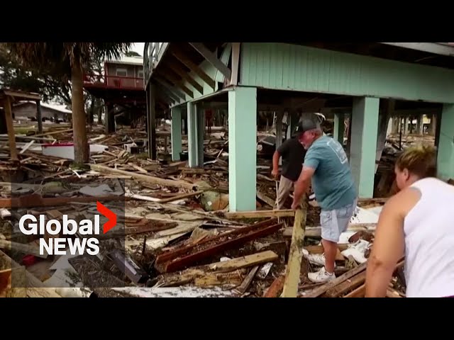 ⁣Hurricane Helene: Residents confronting scale of devastation which could run as high as $100 billion