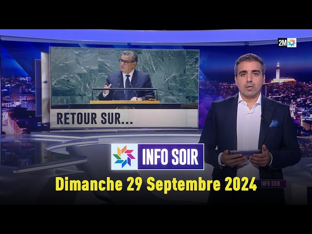 ⁣Info soir : Dimanche 29 Septembre 2024