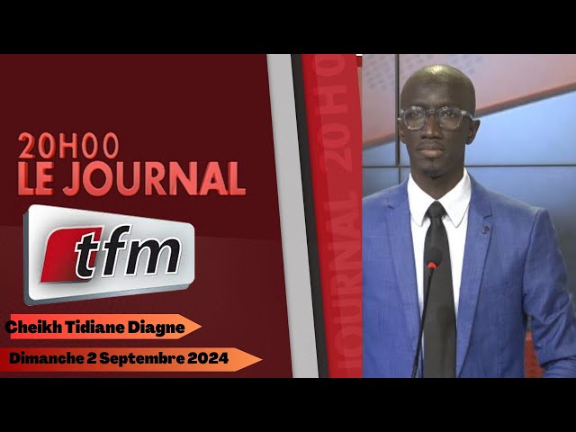 ⁣JT Français 20h du 29 Septembre 2024 présenté par Cheikh Tidiane Diagne