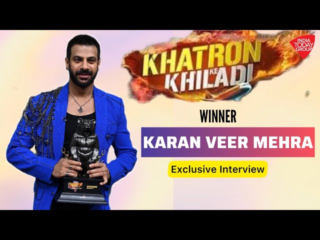 ⁣Karan Veer Mehra on winning Khatron Ke Khiladi 14, 'man crush' on Rohit Shetty | KKK | Big