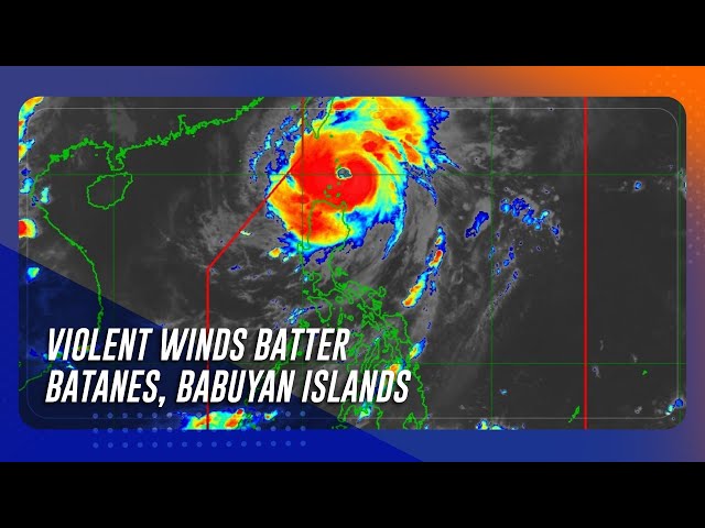 ⁣Violent winds batter Batanes, Babuyan Islands; Julian moves over Balintang Channel