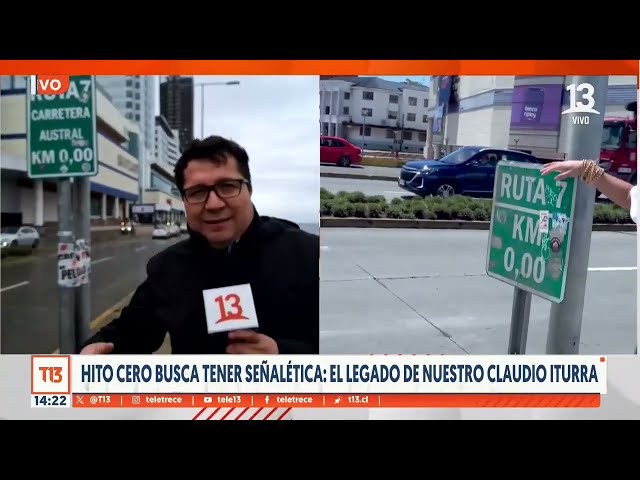 ⁣Hito cero busca tener señalética: El legado de Claudio Iturra