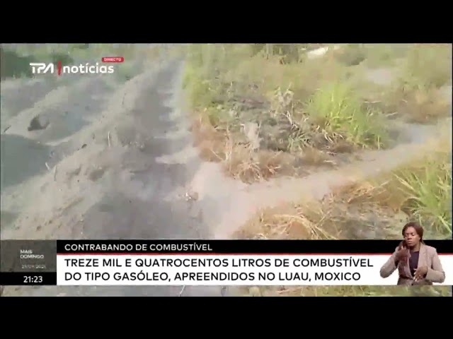 ⁣Contrabando de combustivel - treze mil e quatrocentos litros de combustível do tipo gasóleo