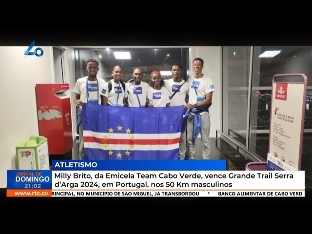 ⁣Milly Brito, da Emicela Team CV, vence Grande Trail Serra d’Arga, em Portugal, nos 50 Km masculinos