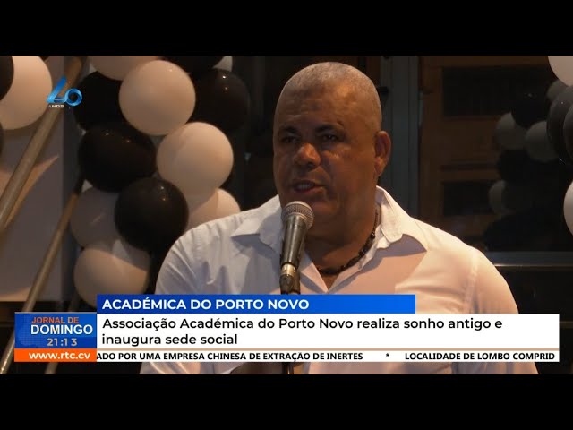 ⁣Associação Académica do Porto Novo realiza sonho antigo e inaugura sede social