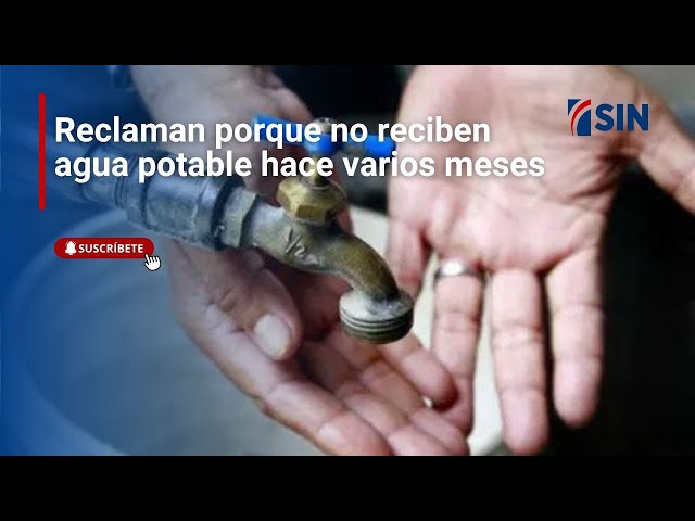 ⁣En sector 30 de Mayo, reclaman no reciben agua potable hace varios meses