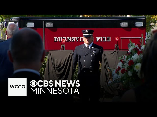 ⁣Slain Burnsville firefighter Adam Finseth honored at Minnesota Capitol