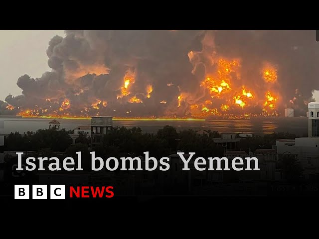 ⁣Israel bombs Yemen and Lebanon in further military escalation | BBC News