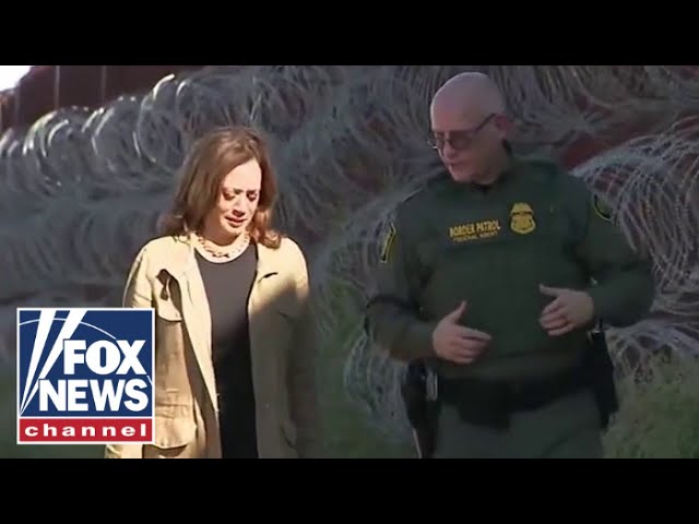 ⁣'DESPICABLE': Kari Lake shreds Kamala Harris' lackluster border visit