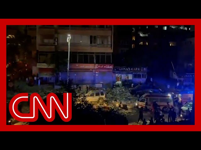 ⁣Video shows aftermath of new Israeli strike in Beirut