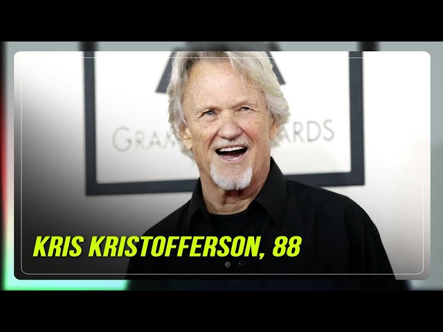 ⁣Kris Kristofferson, influential singer-songwriter, dies at 88