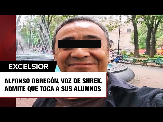 ⁣Filtran video de Alfonso Obregón, voz de Shrek, en donde admite que toca a sus alumnos