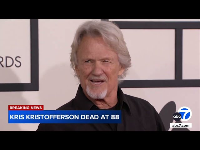 ⁣Kris Kristofferson, singer-songwriter and actor, dies at 88