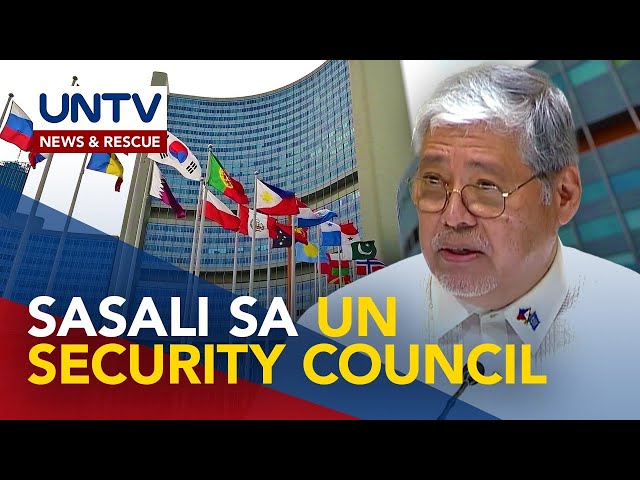 ⁣Pilipinas, nangangalap ng suporta para sa non-permanent seat sa UN Security Council