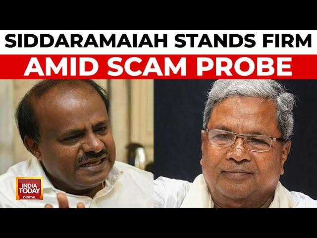 ⁣Karnataka CM Siddaramaiah Stands Firm, Refuses to Resign Amid MUDA Scam Allegations