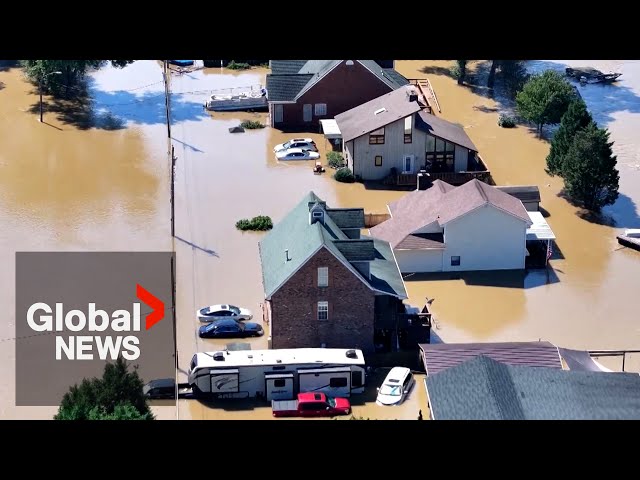 ⁣Hurricane Helene: Several US states underwater, strewn with debris as death toll rises