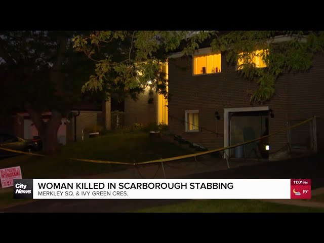 ⁣Woman dead after east-end stabbing, man arrested: Toronto police