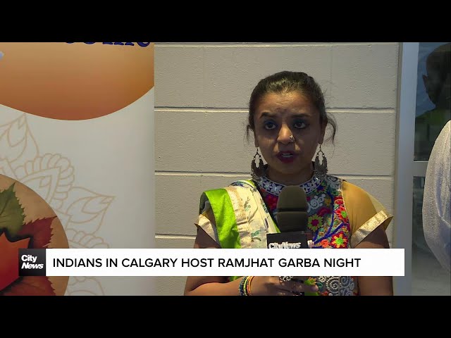 ⁣Indians in Calgary host Ramjhat Garba night