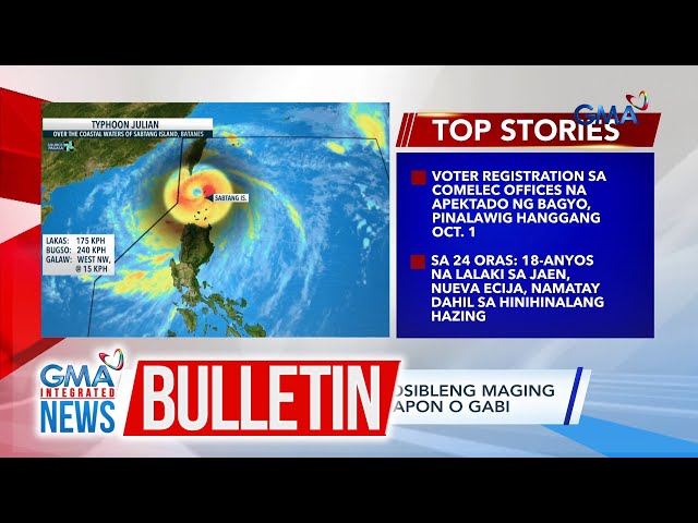 ⁣PAGASA - Bagong Julian, posibleng maging super typhoon ngayong... | GMA Integrated News Bulletin