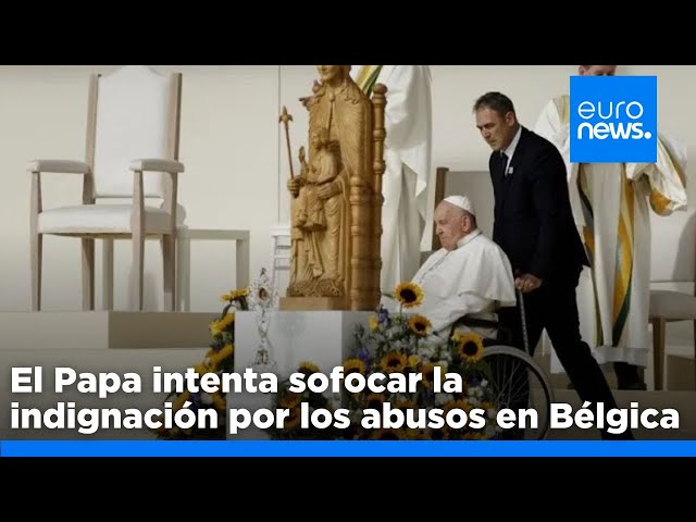 ⁣El Papa trata de contener en Bélgica la indignación por el encubrimiento de abusos sexuales