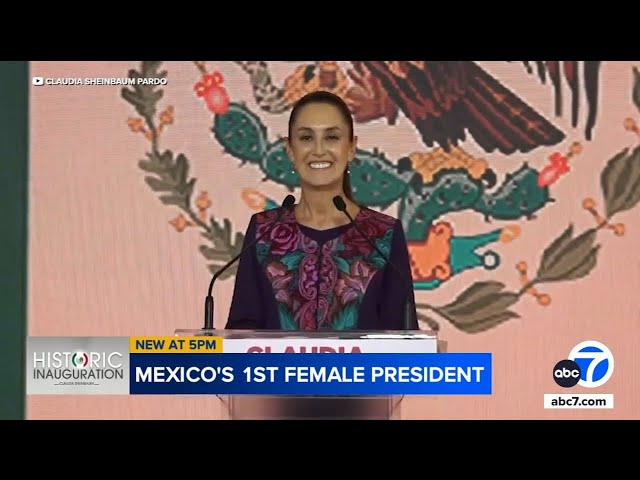 ⁣Mexico's first woman president represents progress for gender parity