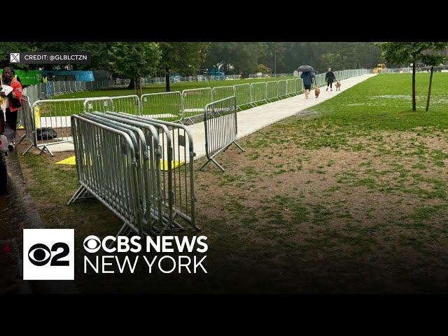 ⁣Central Park's Great Lawn closed for equipment removal after Global Citizen Festival