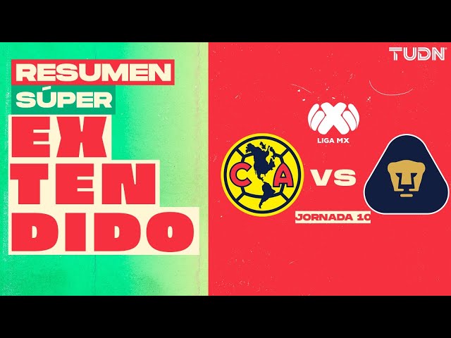 ⁣RESUMEN SUPER EXTENDIDO | América vs Pumas | Liga Mx -AP2024 - J10 | TUDN