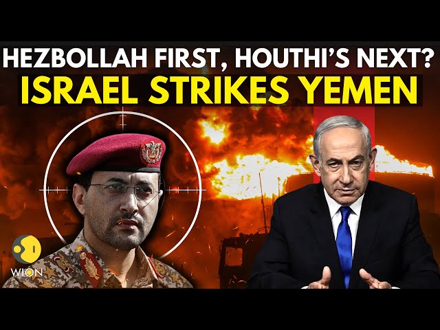 ⁣Israel Houthis LIVE: Massive Fiery Explosion Rocks Yemen Port City Following Israel Deadly Strike