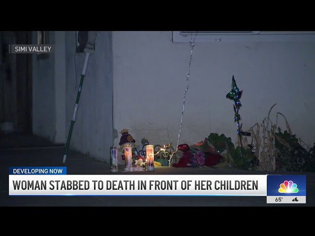 ⁣Simi Valley woman stabbed to death in front of her children