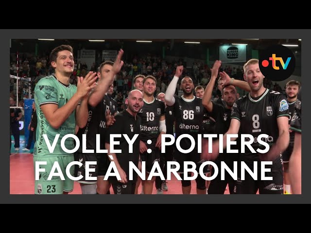 ⁣Volley : Poitiers face à Narbonne (3 sets à 1)