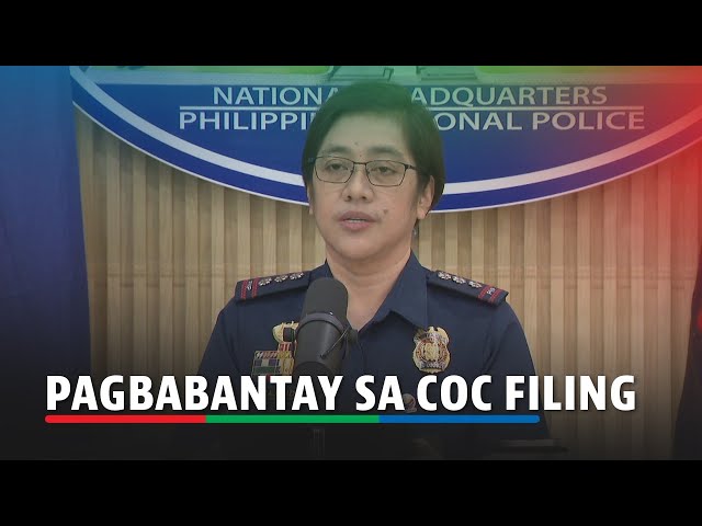 ⁣PNP handa na para sa filing ng COCs na magsisimula sa October 1